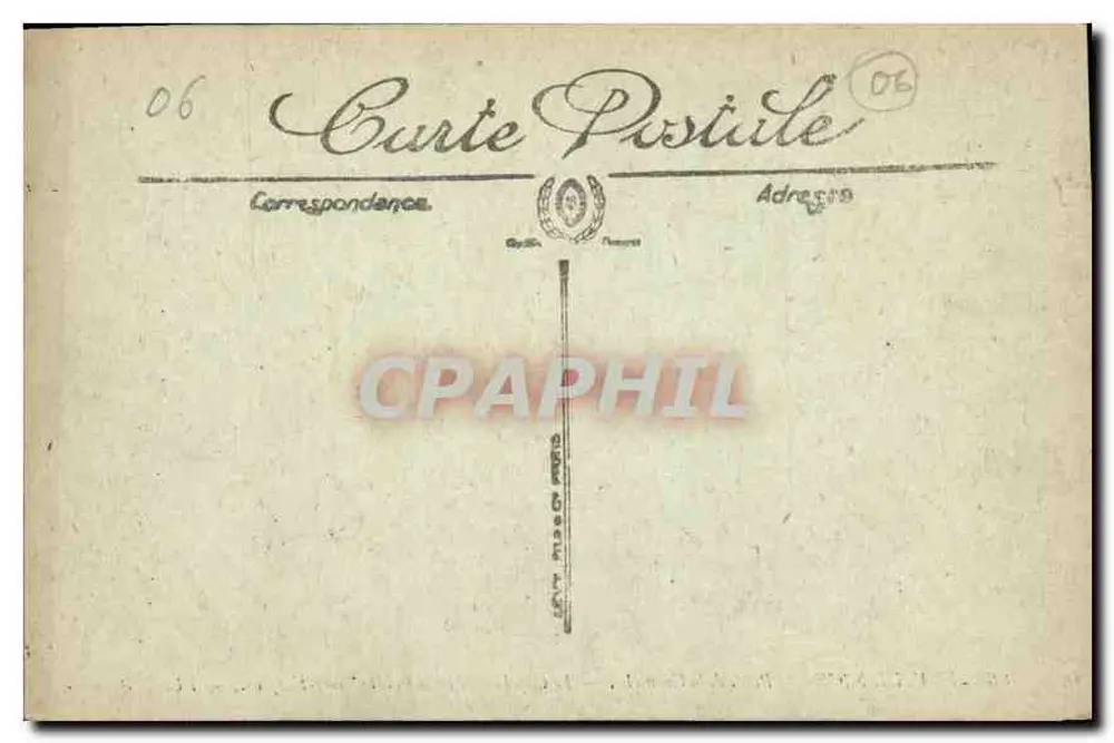 UMGEBUNG VON NICE — Route de la Corniche — Cap Ferrat und Pointe Saint-Hospice — Selecta - Rückseite