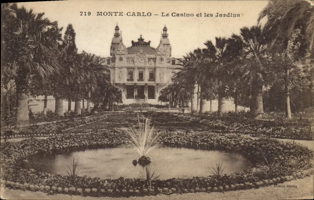 Monte-Carlo — Das Casino und die Gärten — Giletta-Ausgabe n°719 - Vorderseite