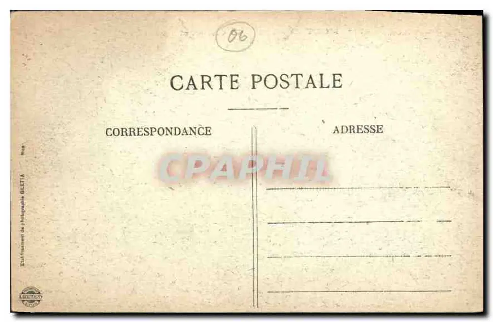 Monte-Carlo — Das Casino und die Gärten — Giletta-Ausgabe n°719 - Rückseite