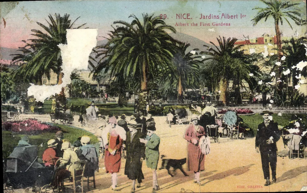 Nice - Jardins Albert Ier — Ed. Gilletta, n°29 - Frente