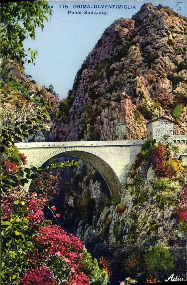 Ponte San Luigi — fronteira italiana-francesa — Adia, n°115 - Frente