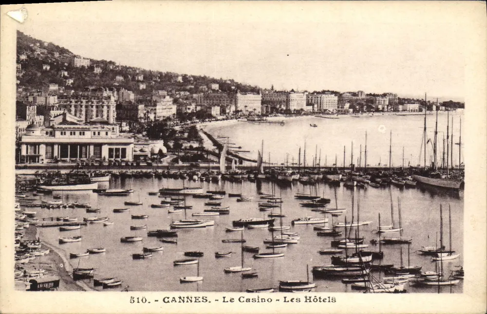 CANNES - Le Casino - Les Hôtels — Éditeur L. Gilletta, n° 510 - Vorderseite