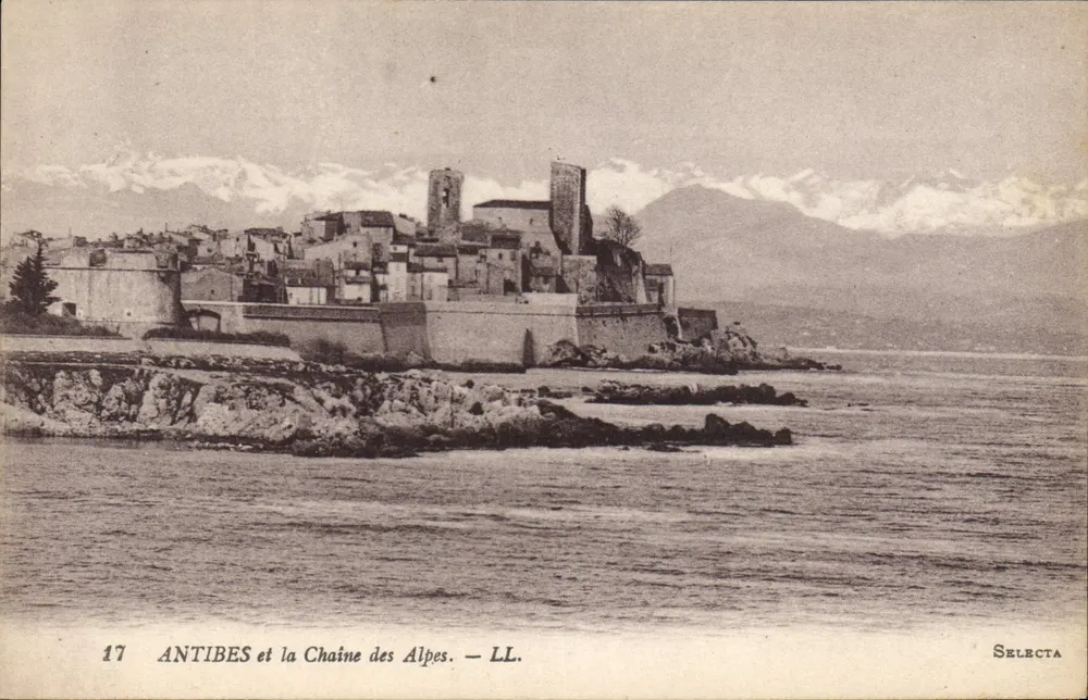 Antibes und die Alpenkette — Selecta - Vorderseite