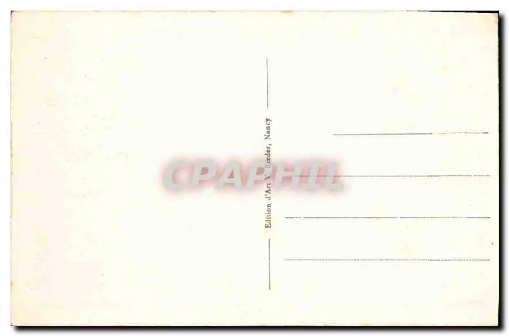 NANCY - Un angolo della Pépinière — Edizione Y. Reder, Nancy, n° 440 - Verso