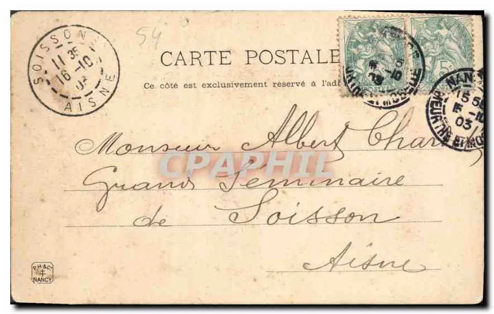 Nancy - Pétinière - Busto de Sellier, pintor lorraino — La Lorraine illustrée, n°36 - Verso