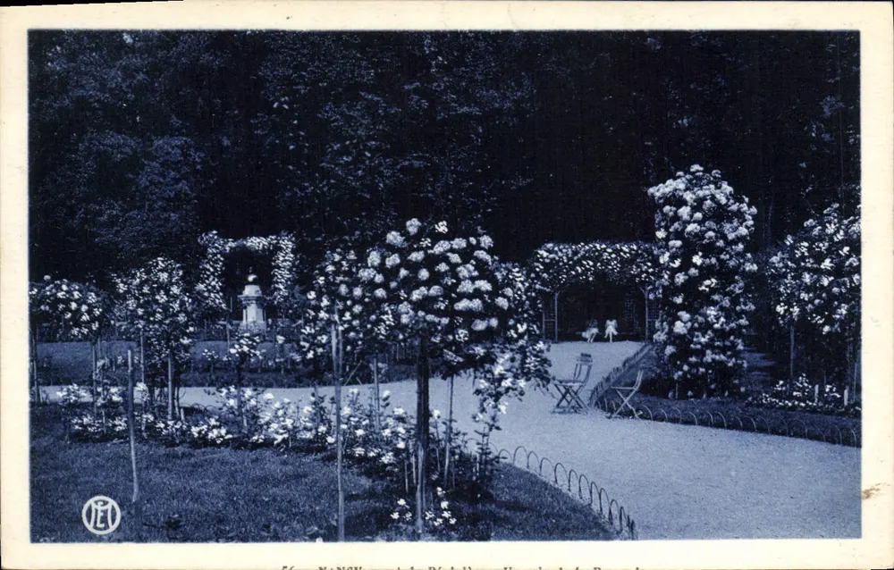 Jardin botanique de Pichonville — vue nocturne — éditeur VEI, n°56 - Frente