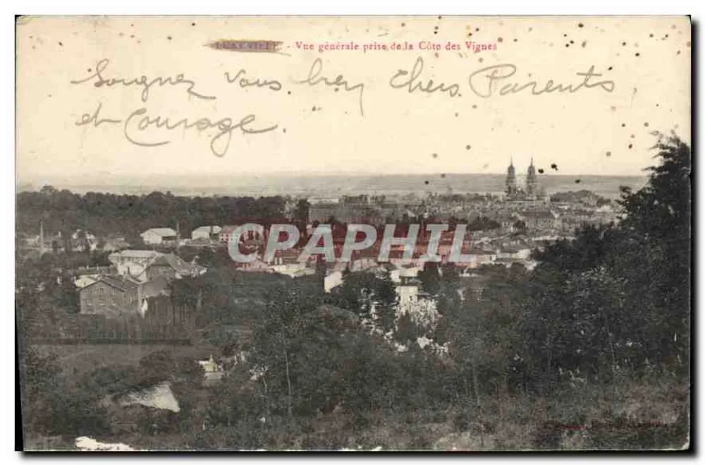 Allgemeiner Blick von der Côte des Vignes — Verlag: Léon Villet, Nr. 717 - Vorderseite
