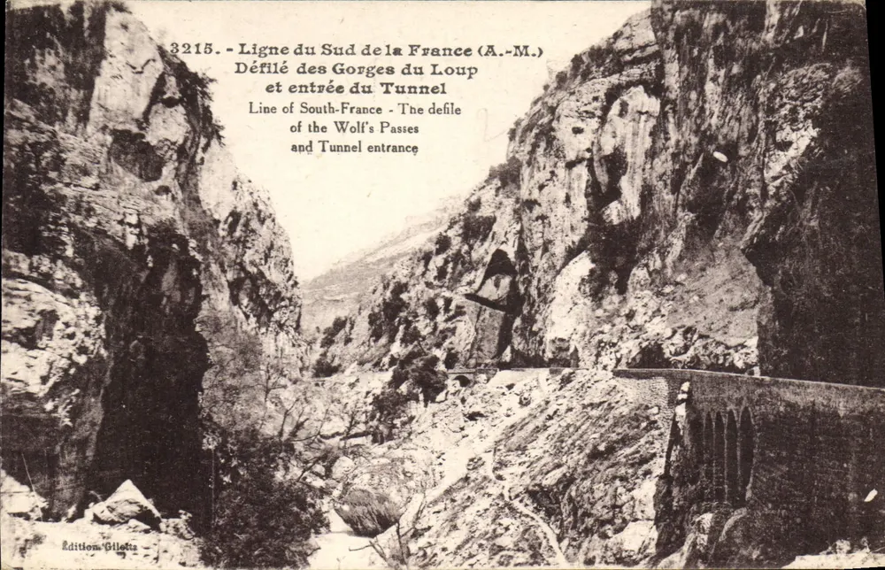 Loup-Gorge-Pass — Tunnel-Eingang — Gilletta-Ausgabe Nr. 3215 - Vorderseite