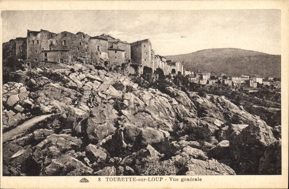 Tourette-sur-Loup — Vista geral — Editor: C. Alloisienne des Arts Décoratifs - Frente
