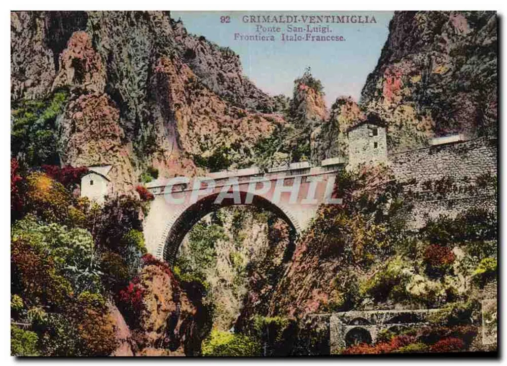 Ponte San-Luigi — Fronteira Italo-Francesa — Grimaldi-Ventimiglia, n°82 - Frente