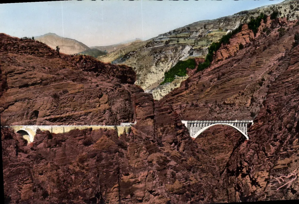 Gorges de Daluis — Die Brücke der Braut — Verlag: Les Éditions MAR, 4, Boulevard de Cimiez, Nice - Vorderseite