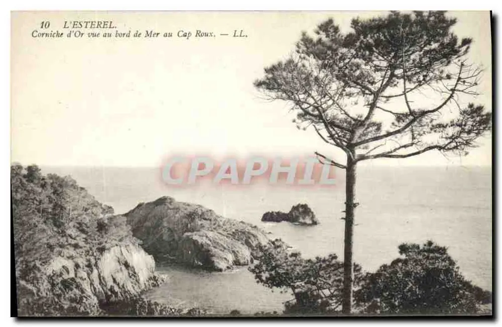 L'ESTEREL — Corniche d'Or am Rand des Meeres bei Cap Roux — LL, n°10 - Vorderseite