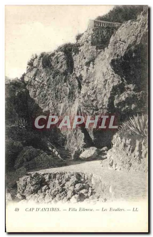 Cap d'Antibes — Villa Eilenroc — Les Escaliers — LL - Frente