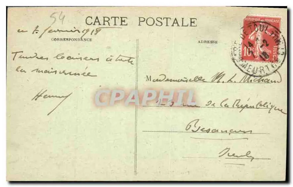 Kloster Świętego Gengoult — Toul — Toul Illustré — nr B-979 - Rewers