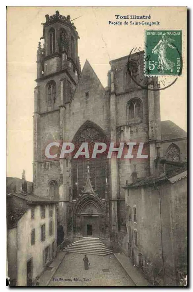 Fachada da Igreja de Saint-Gengoult — Toul — Pratthernon, Édit, Toul - Frente
