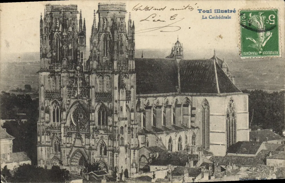 Toul — A Catedral — Toul ilustrado - Frente