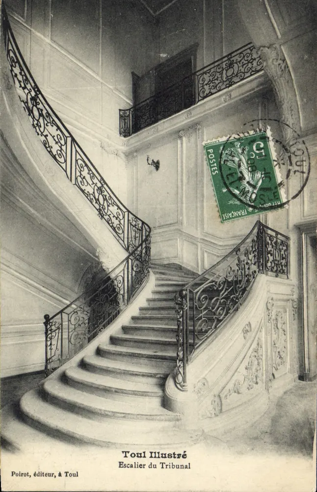 Escada do Tribunal — Toul — Poirot, editor, em Toul - Frente