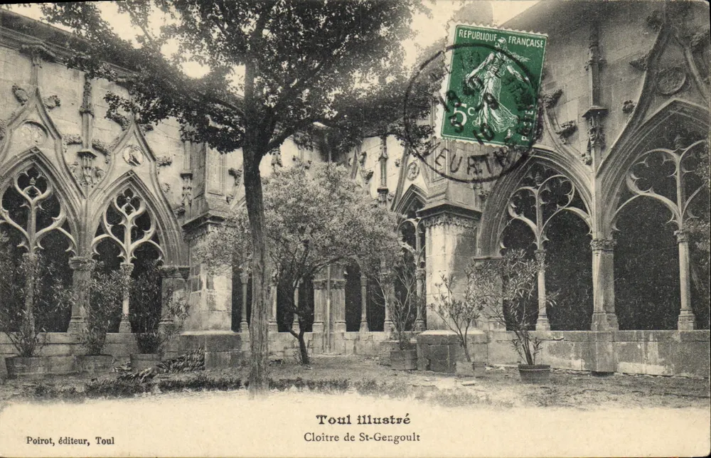 Cloître de St-Gengoult — Toul illustré — Poirot, editor, Toul - Frente