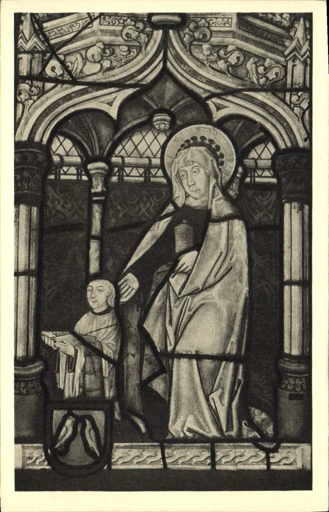 Vidro de Santa Madeleine — Museu Histórico Jornin, Nancy — Série IV, n°12 - Frente