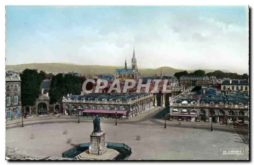 Nancy — Place Stanislas und Kirche Saint-Epvre — IA. CIGOGNE - Vorderseite