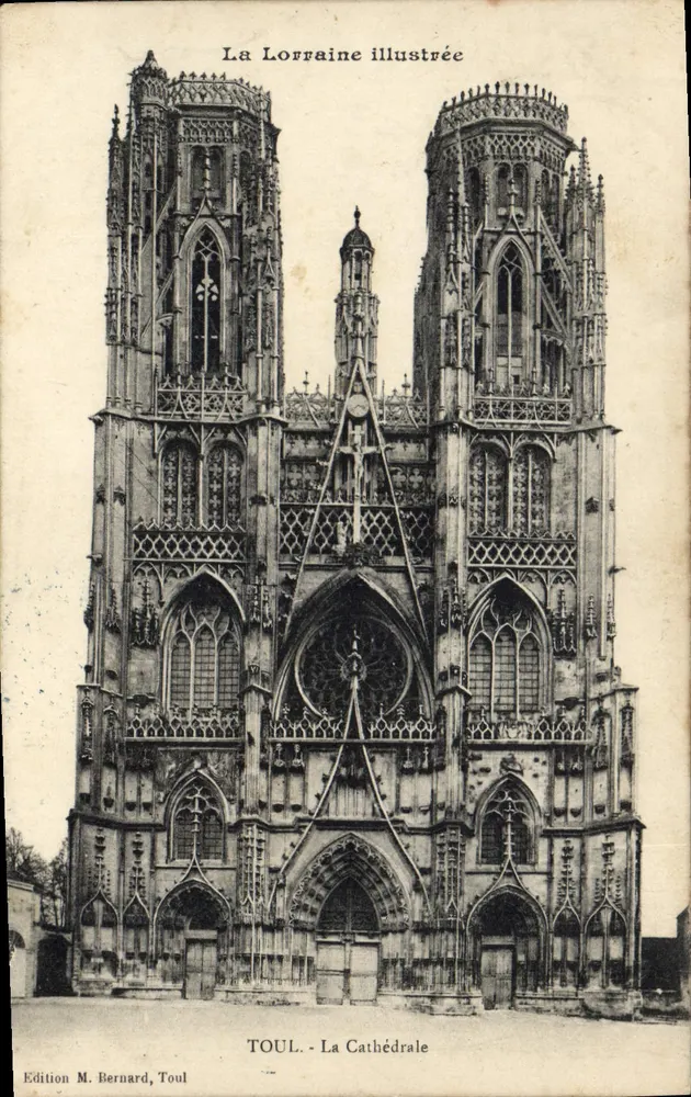 Toul - De Kathedraal — La Lorraine illustrée — Uitgave M. Bernard, Toul - Voorkant
