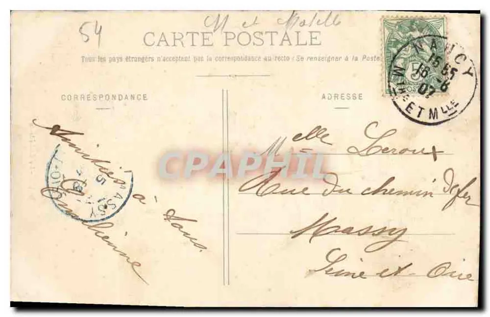 Toul - De Kathedraal — La Lorraine illustrée — Uitgave M. Bernard, Toul - Achterkant