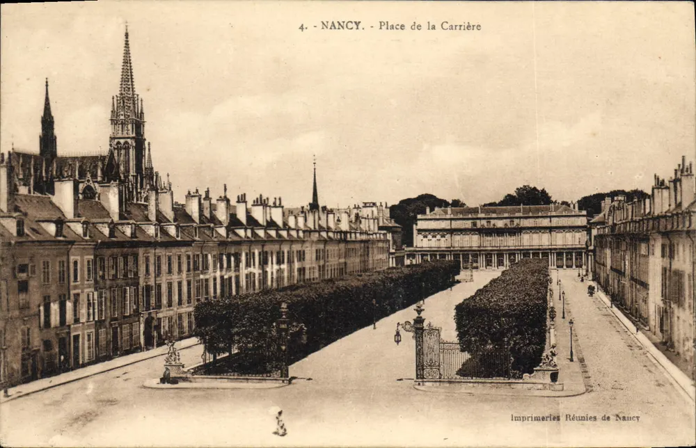 NANCY - Place de la Carrière — Gecombineerde Drukkerij van Nancy, n°4 - Voorkant
