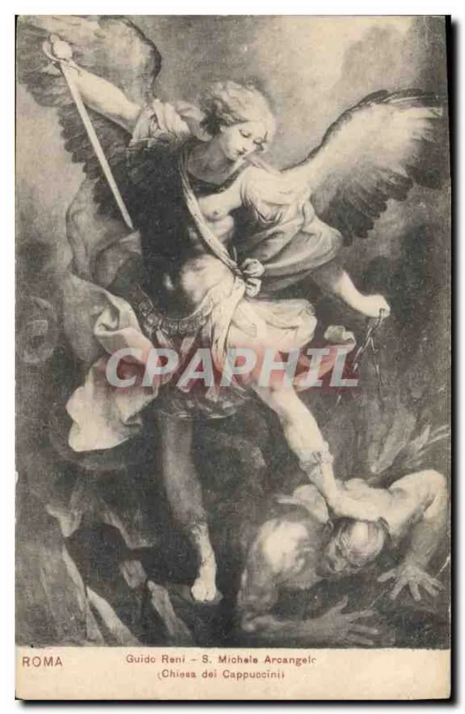 S. Michele Arcangelo — Guido Reni — Igreja dos Capuchinhos — Roma - Frente