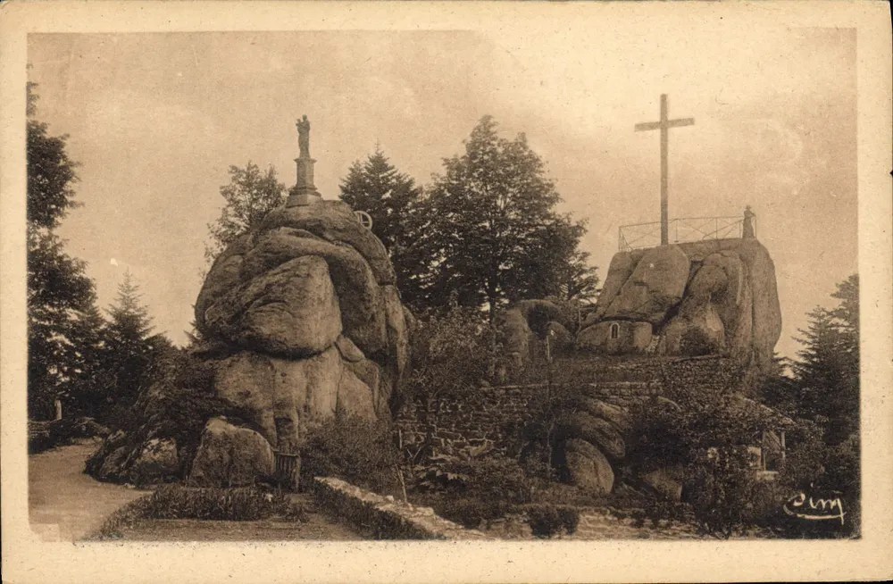 Die Felsen von Peyratine — Notre-Dame de l'Hermitage — Verlag Conceres, Mâcon - Vorderseite