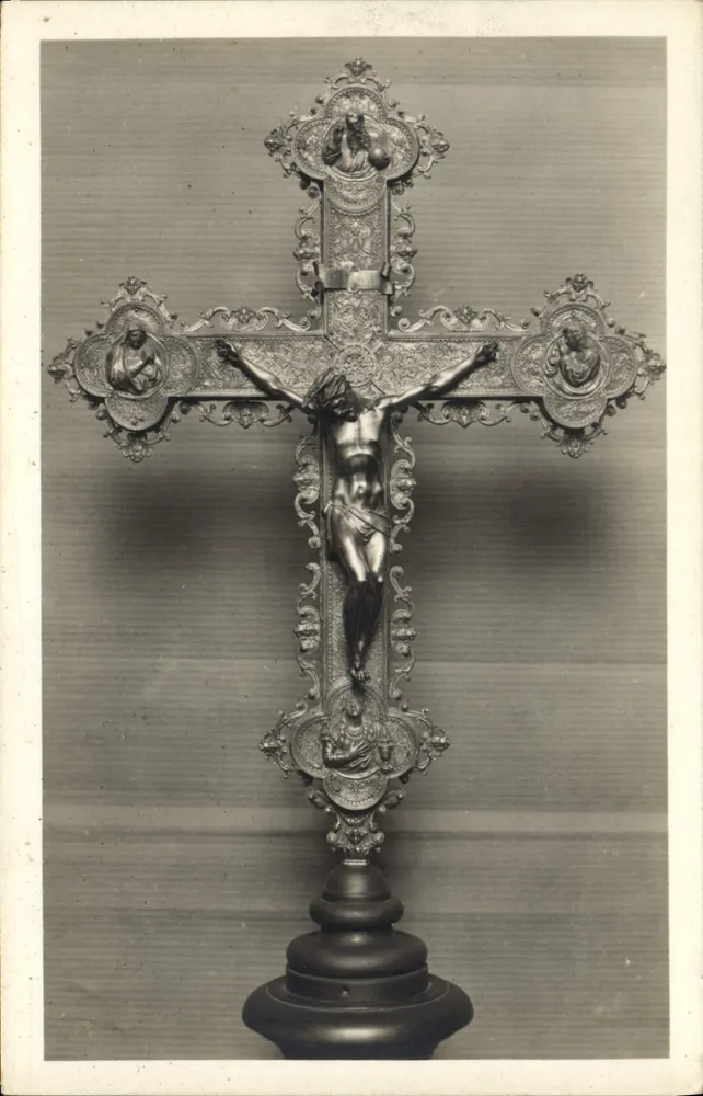 Silbernes Kreuz des 15. Jahrhunderts — Museum San Petronio — Ausgabe « Graba » Rom - Vorderseite