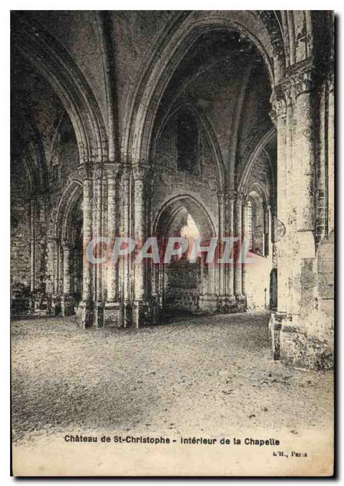 Castelo de St-Christophe - Interior da Capela — L'H., Paris - Frente