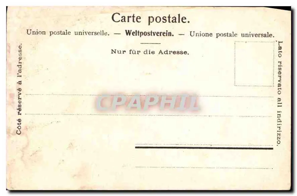 Cachoeira de Pissevache — Valais — Edição Burgy, lit. ST-IMIER, n°3301 - Verso