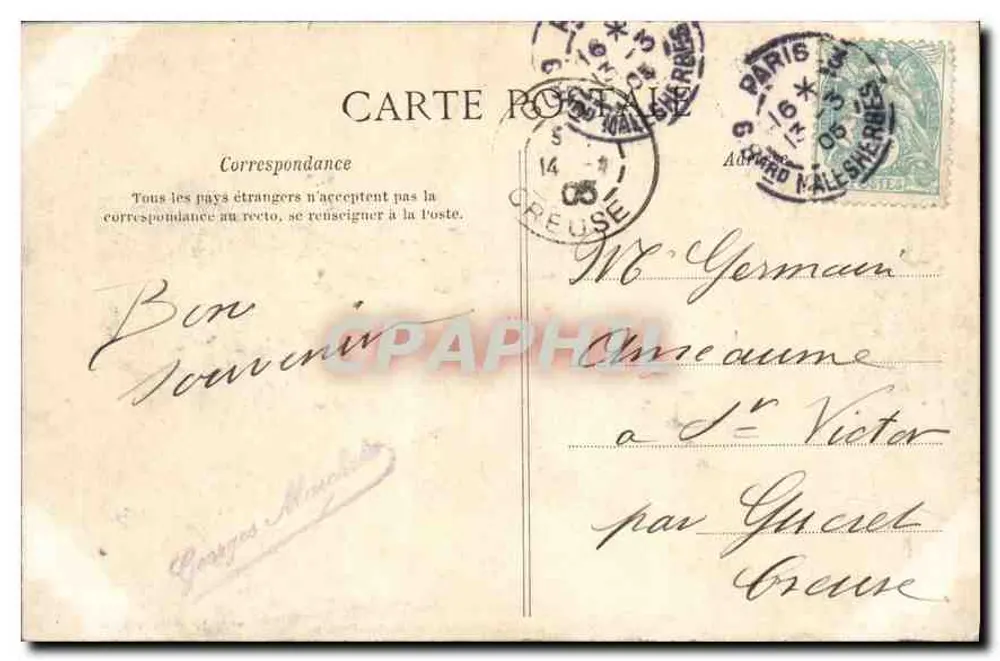 Napoleão Iº entregando a Cruz da Legião de Honra — Museu de Versalhes — foto E. La Bonny, Paris, n° 69 - Verso