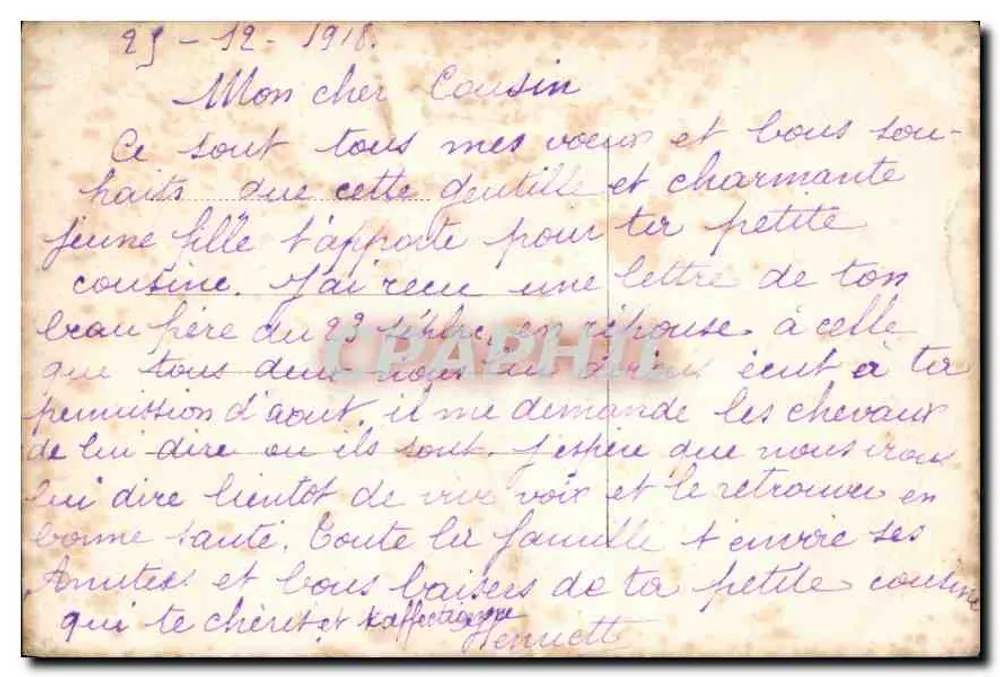 Junge Frau in bunt gefärbtem Kleid — Frohe Neujahr 1931 — Furia 1931/4 - Rückseite