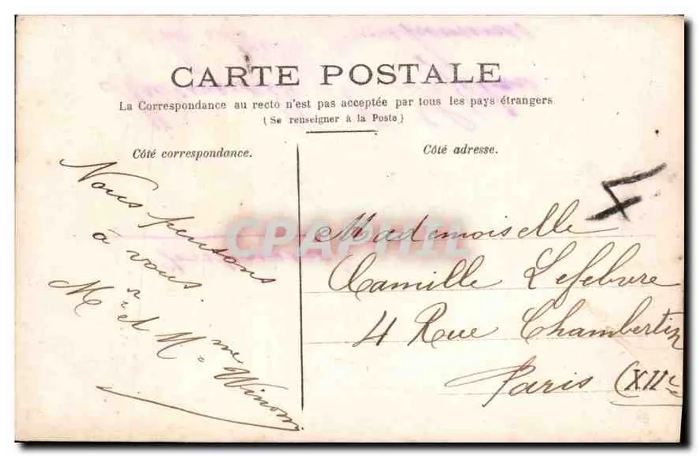 Casal apaixonado — cena de proposta de casamento — editor JK, n° 166 - Verso