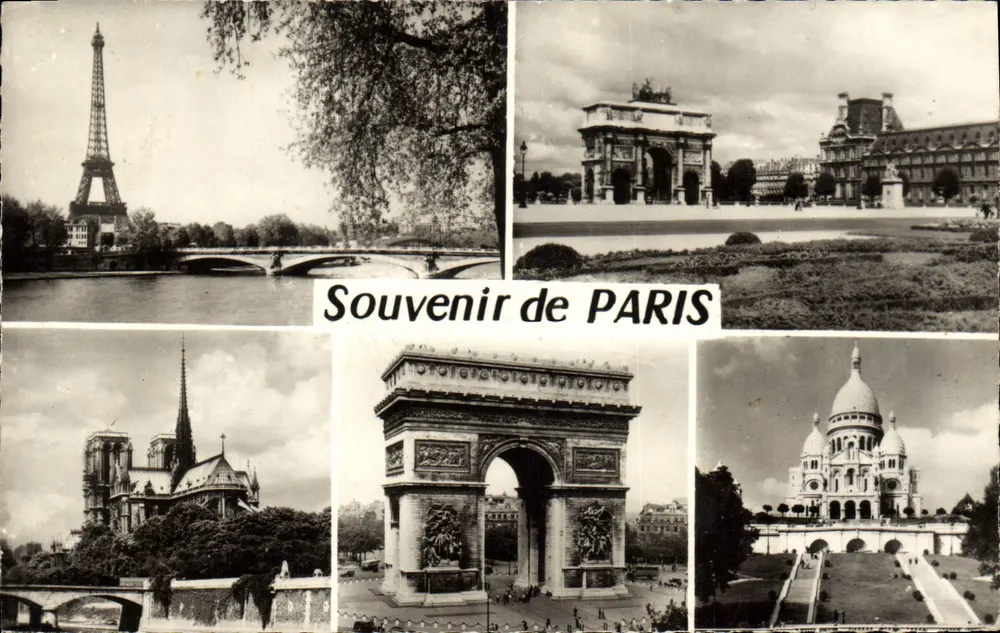 Paris — Erinnerung an PARIS —- Paris - Vorderseite