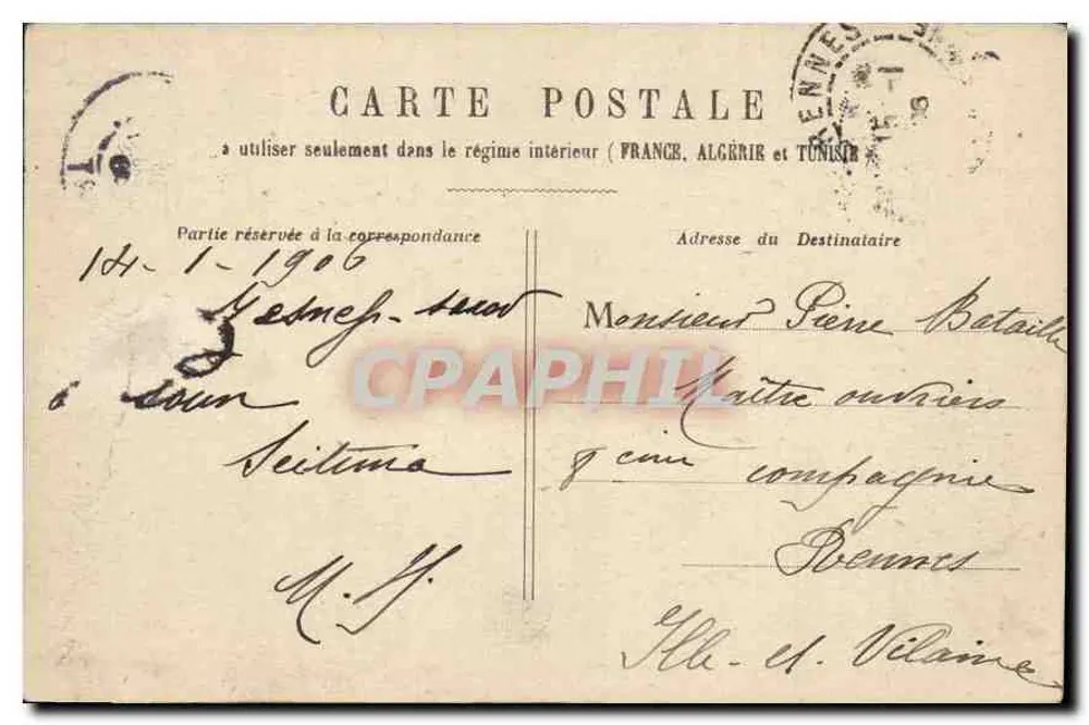 PARIS - Porta Saint-Denis — vista urbana com arcos esculpidos e tráfego — editor não identificado - Verso