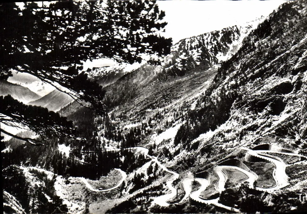 Vale de Aure — Estrada do Cap de Long, Les Locets d'Orédon — M. LERJAUD, Fabricação Francesa - Frente