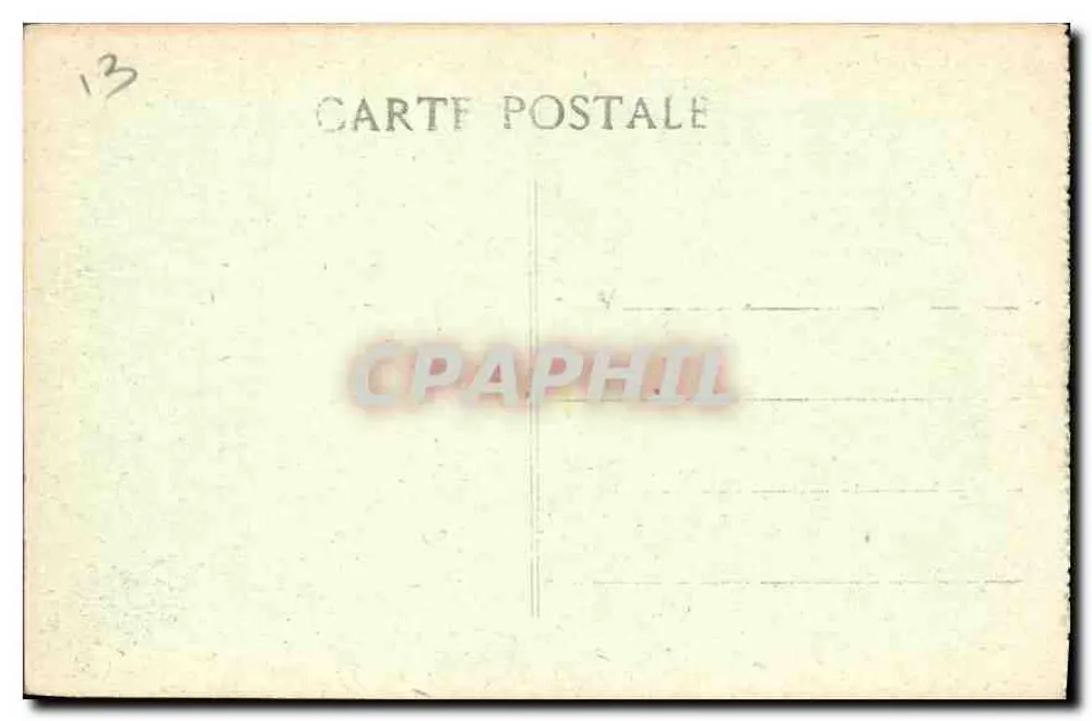 Marseille - Fontein Cantini — uitgever Cantini A.C. - Achterkant