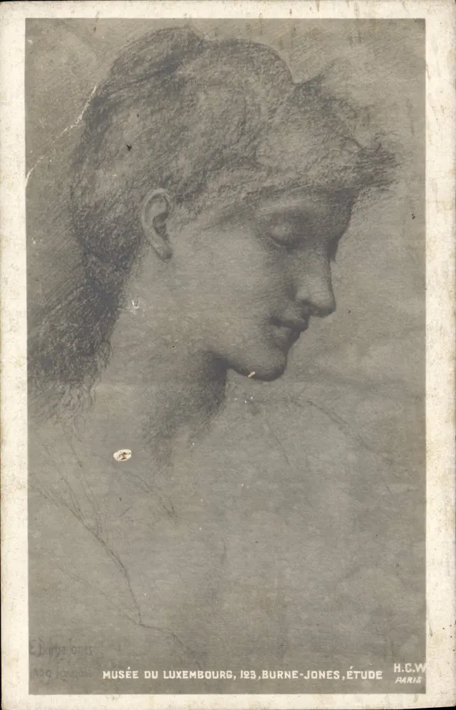 Estudo de mulher — Museu do Luxembourg — H.C.W. Paris - Frente