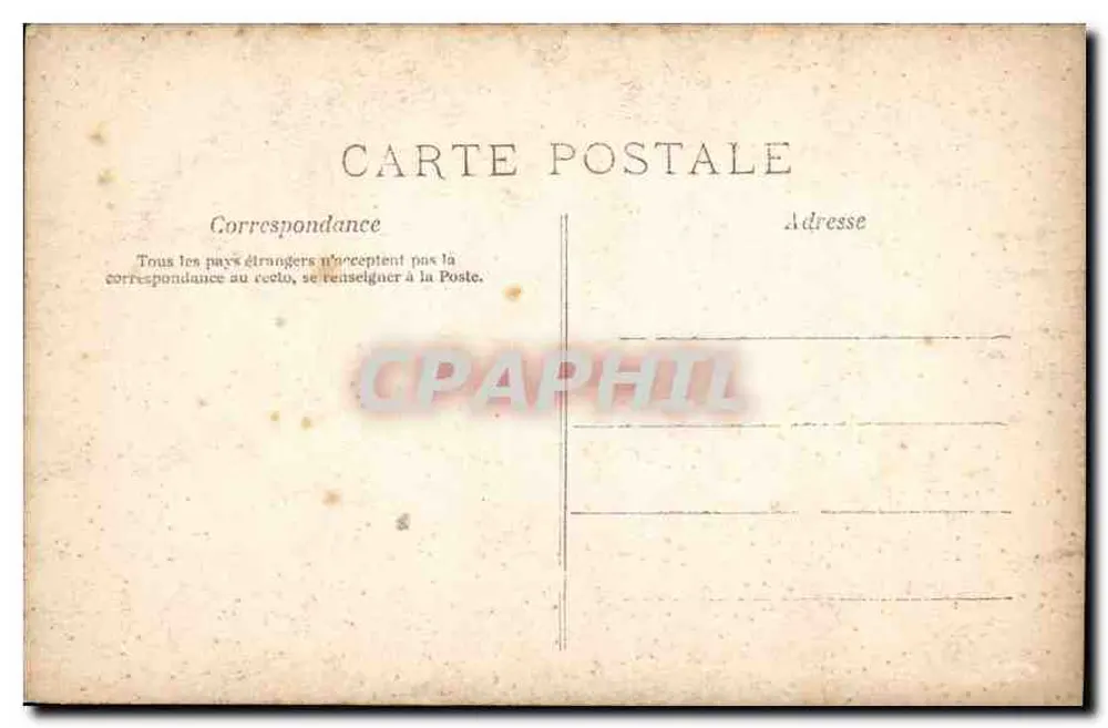 Estudo de mulher — Museu do Luxembourg — H.C.W. Paris - Verso