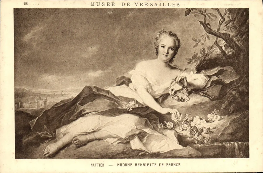 Madame Henriette de France — Musée de Versailles — Nattier — n°90 - Vorderseite