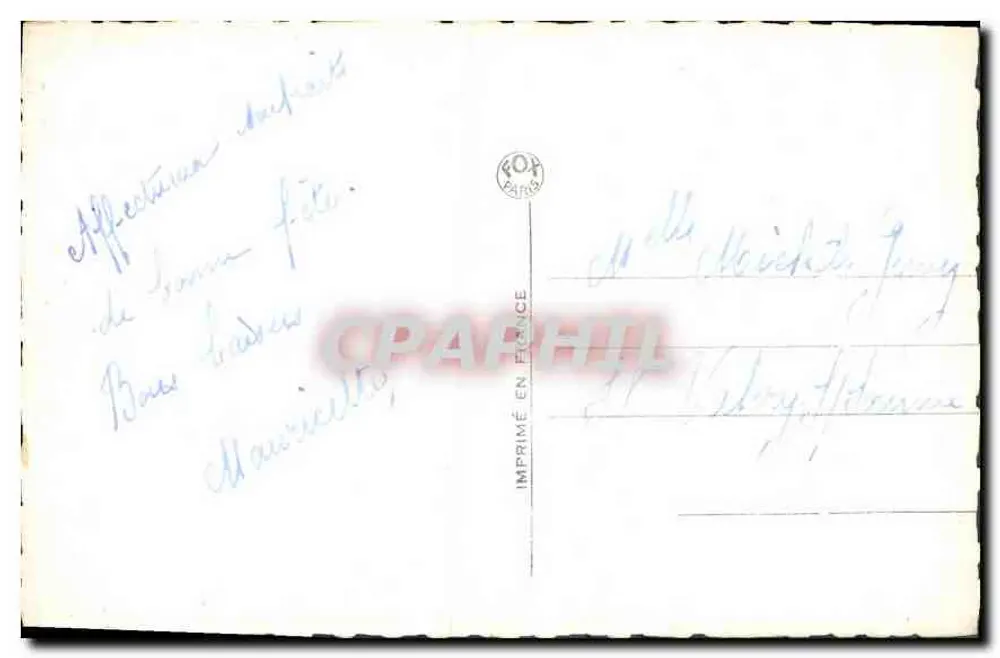 Jovem mulher com rosas — S. Catherine — Editor Fox, n° 3809 - Verso