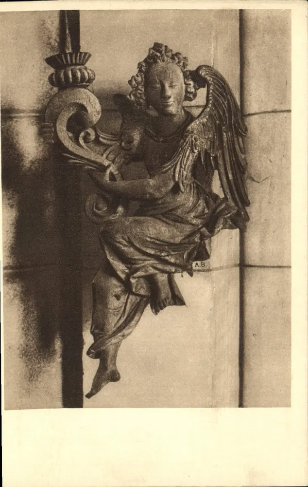 Kerzenbringerengel — Kirche Notre-Dame — Edition des Amis de Verneuil - Vorderseite