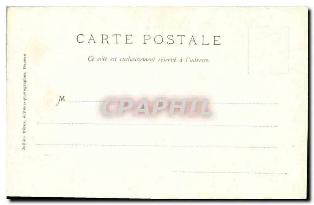 Roche du Guet (1210 m.) - A Savoyarde, vista da Estação de Montmélian — Librairie Perrin, Chambéry, n° 2337 - Verso