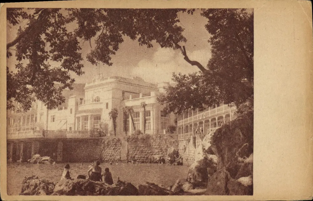 Hôtel de la Mer — Opátija — wydawca R.U.J. ZAGREB, nr IV-57 - Awers