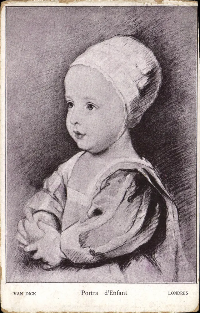Retrato de Criança — Van Dick — Londres - Frente