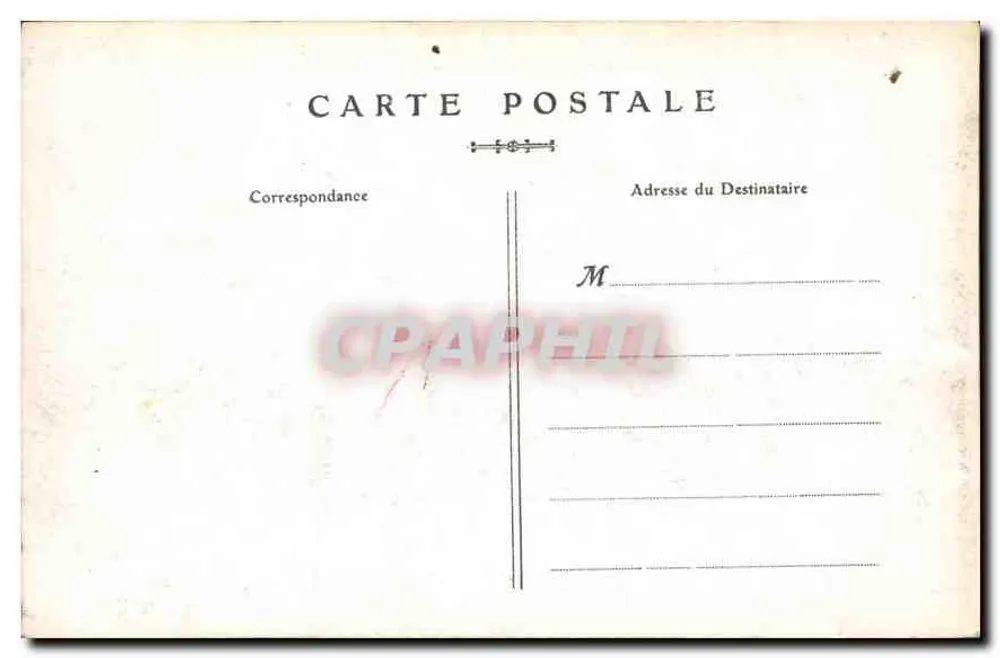 Mulher flutuando na água — com anel luminoso — carta postal sem editor ou número visíveis - Verso