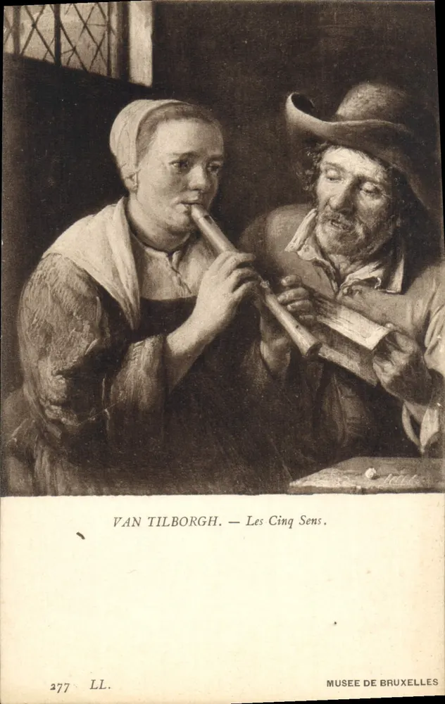 Van Tilborgh — Os Cinco Sentidos — Museu de Bruxelas - Frente