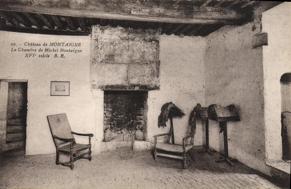Château de Montaigne — La Chambre de Michel de Montaigne — XVIe siècle B.R. - Vorderseite